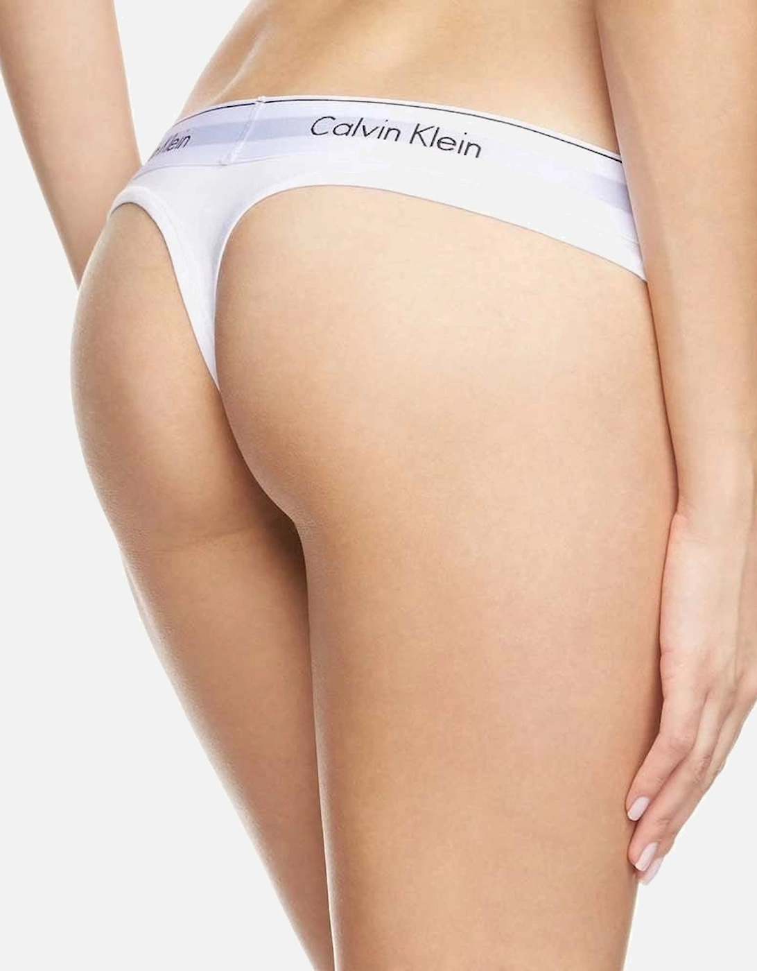 Modern Cotton Thong, White