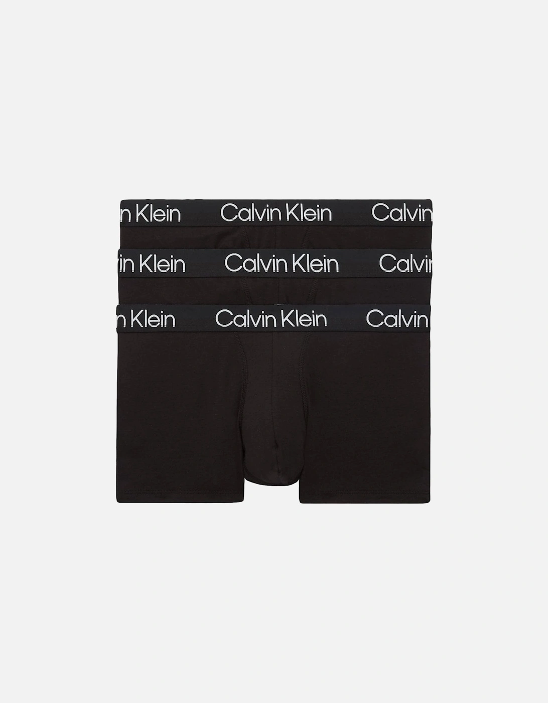 Modern Structure 3-Pack Boxer Trunks, Black, 6 of 5