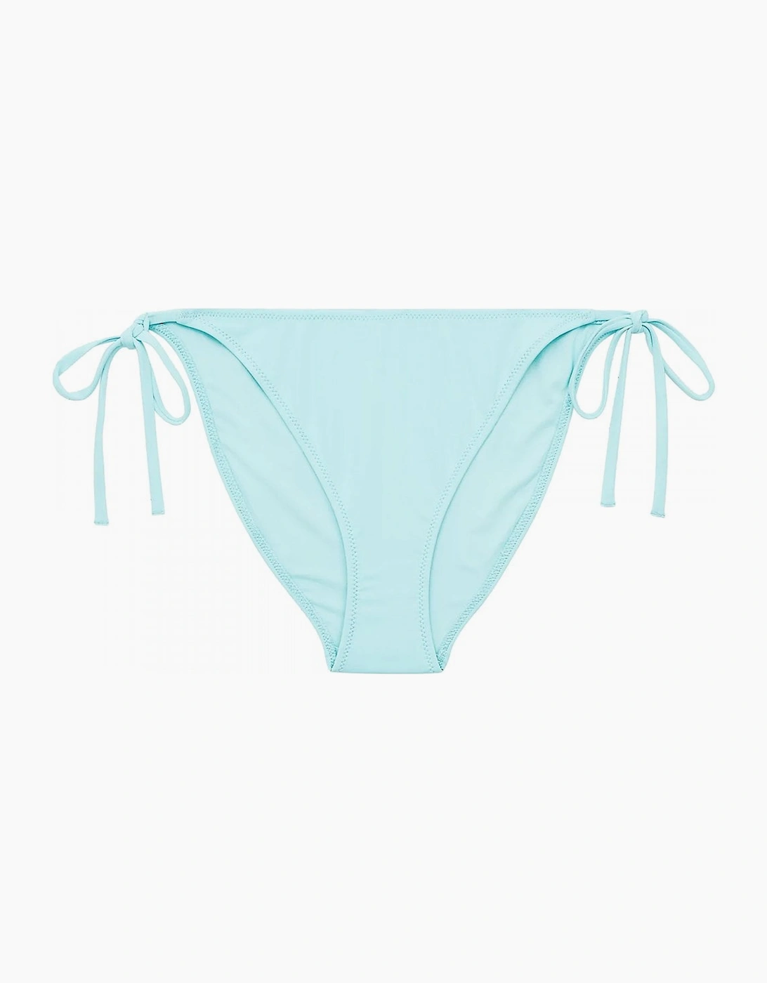 Calvin Klein Calvin Klein Women's CK One Side Tie Swimwear Bikini Bottom, Soft Turquoise - Blue