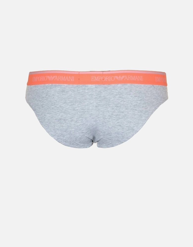 Visibility Iconic Stretch Cotton Brief, Grey