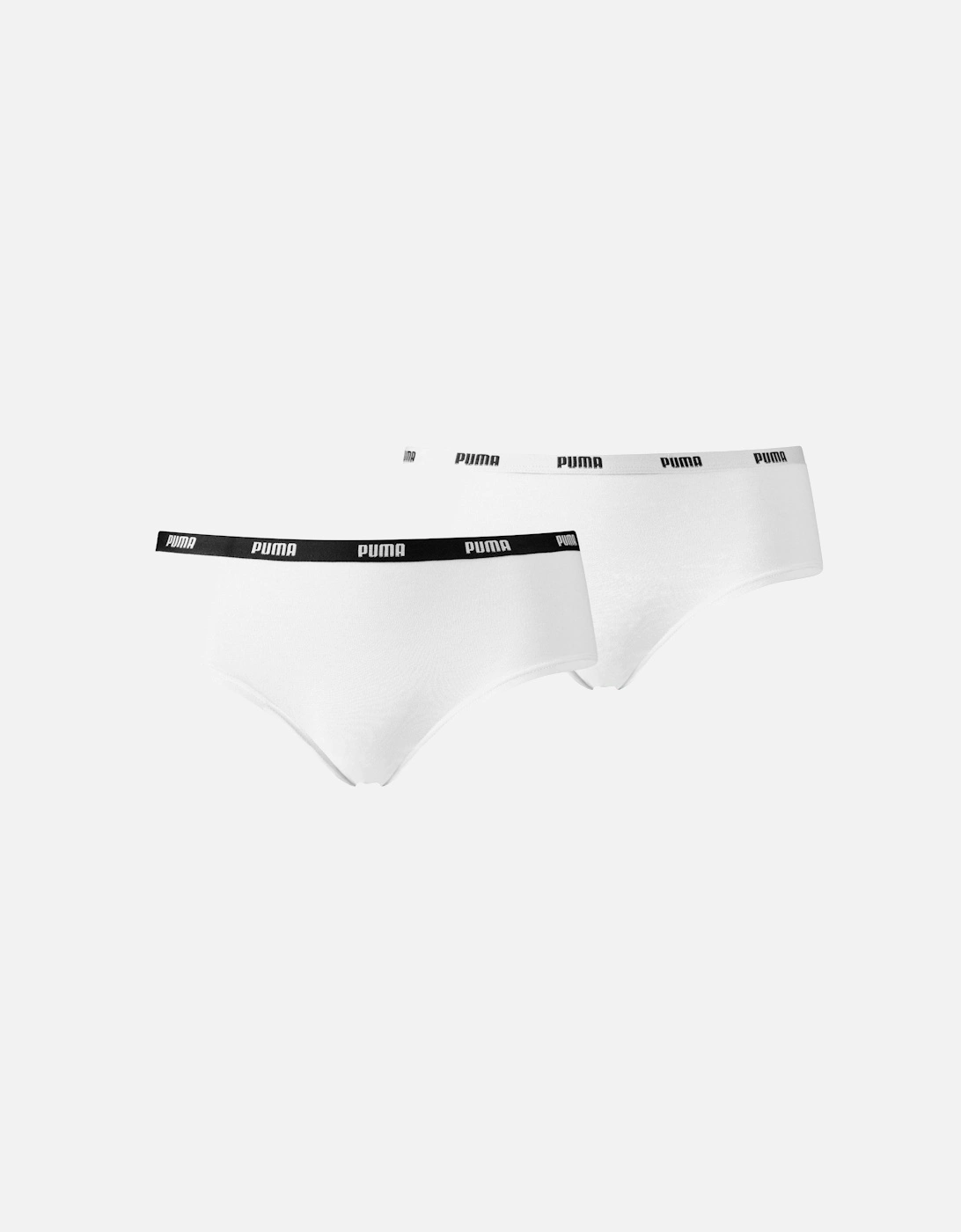 2-Pack Classic Logo Low-Rise Hipster Briefs, White, 7 of 6