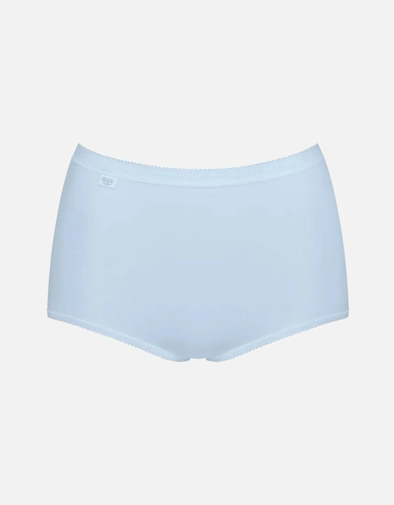 Basic+ 3-Pack Cotton Maxi Briefs, Pastel Blue/Yellow/Pink