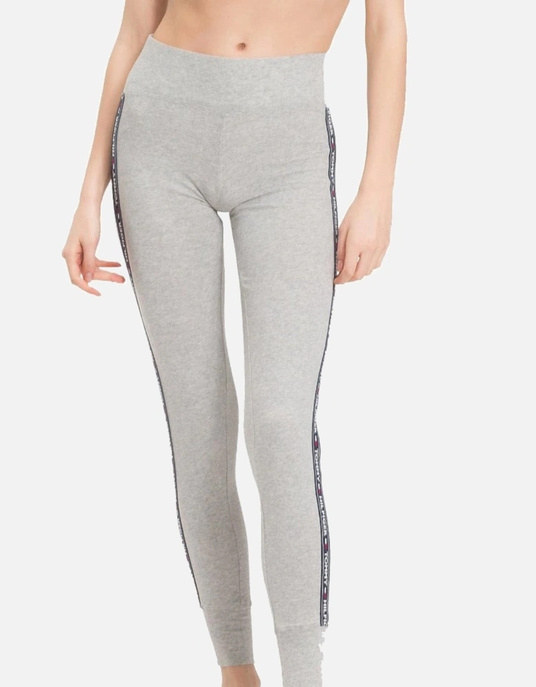 Side Logo Leggings, Grey