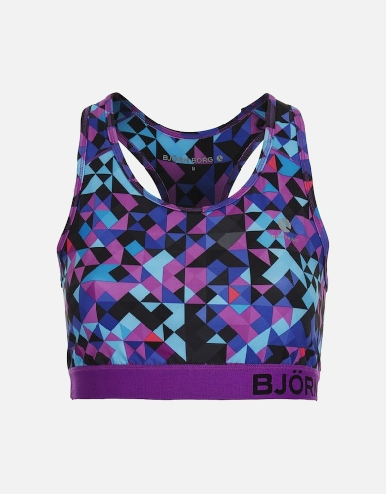 Wen Sports Bra, Blocks Blue