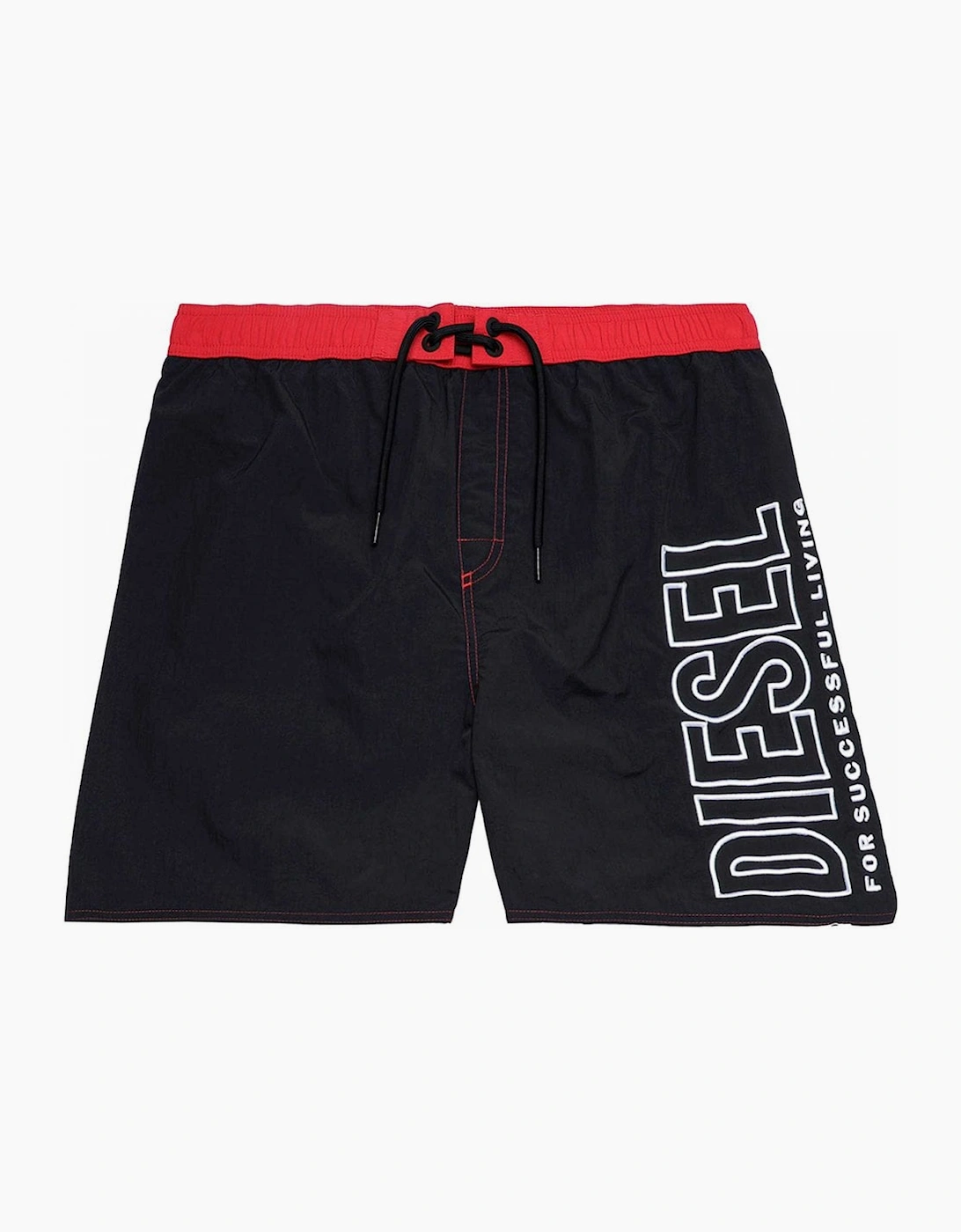 Diesel Men's Black Bmbx Wave Swim Short,  35/34/32 L