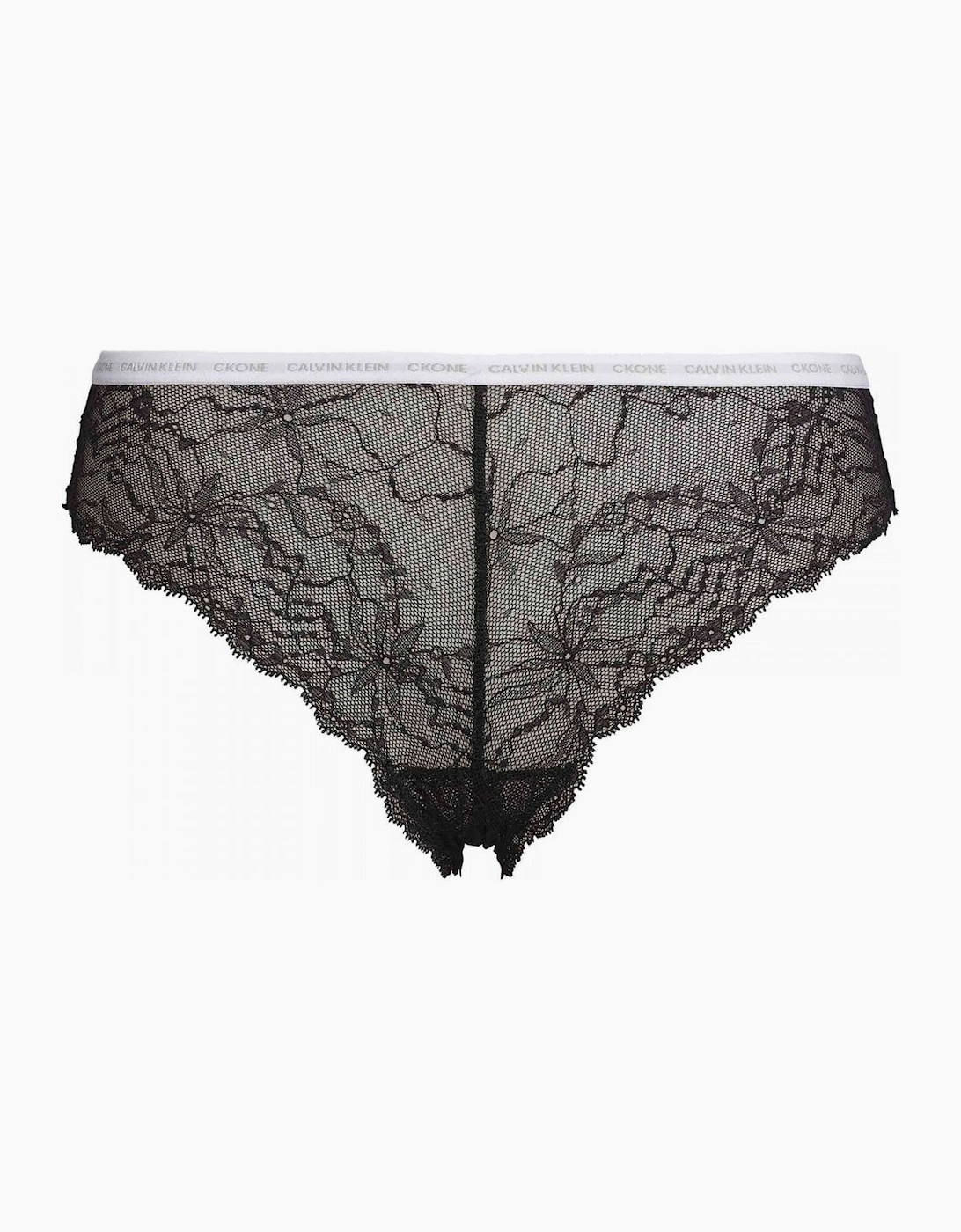 Calvin Klein Women's CK One Lace Bikini Brief, Black - Size: 10