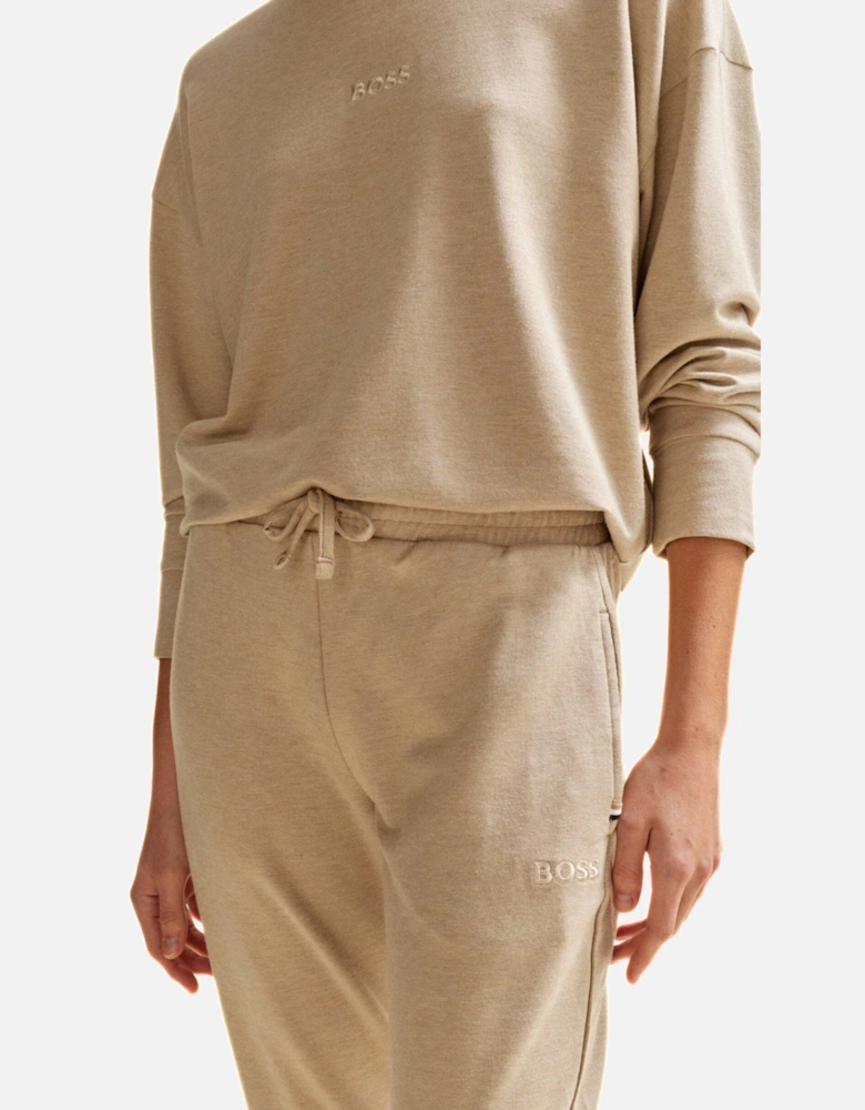 Luxe Modal Loungewear Jogging Bottoms, Medium Beige