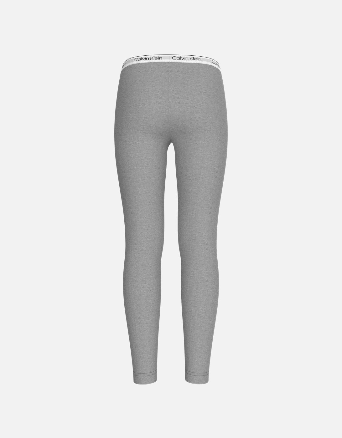 Girls 2-Pack Logo Waistband Leggings, Grey/Navy