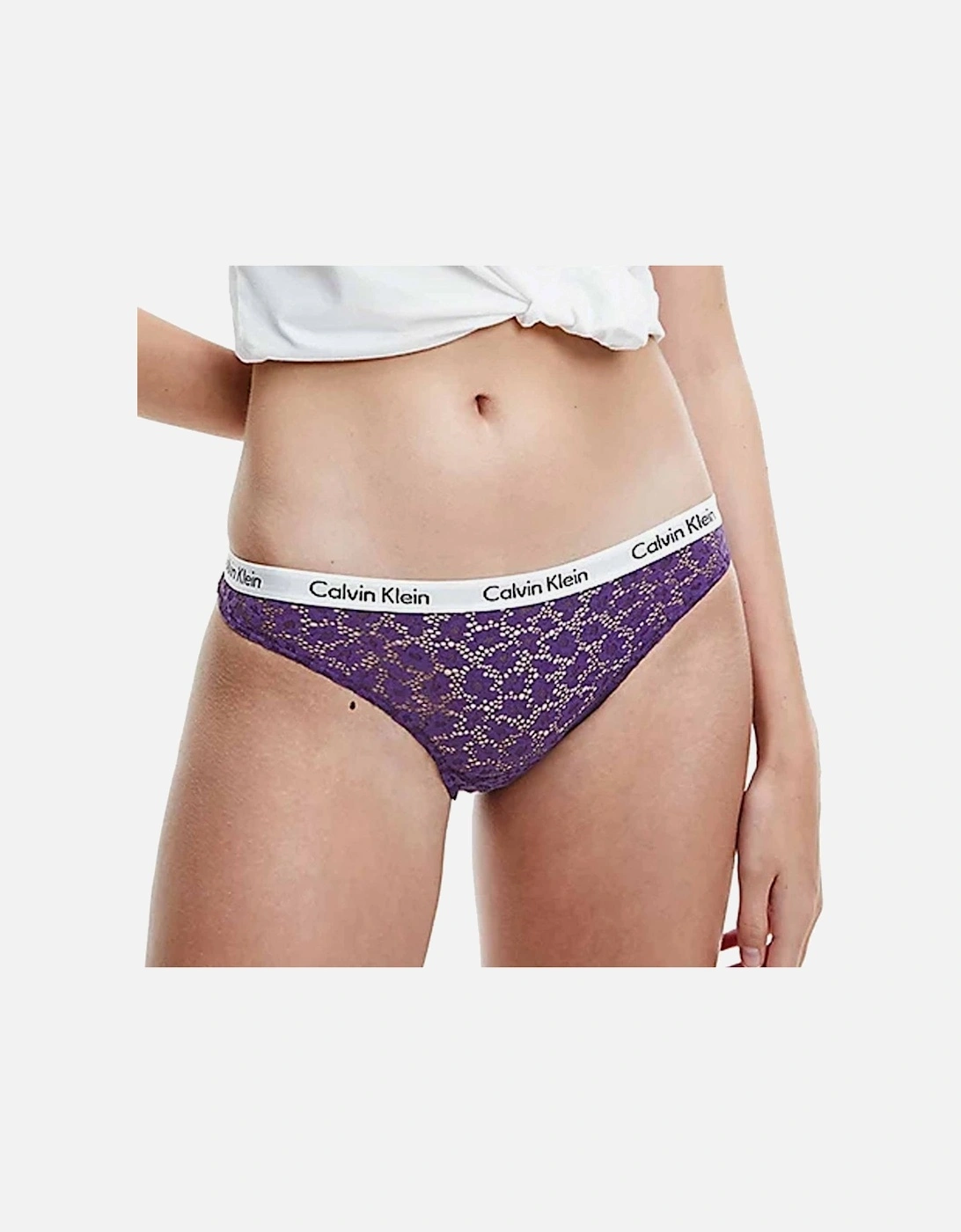 Carousel 3-Pack Lace Brazilian Briefs, Liberty Purple/Rebellious/Soft Grape