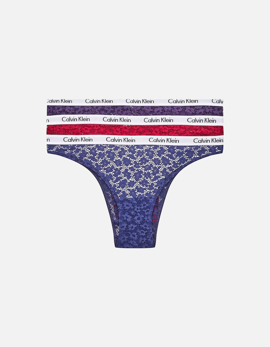 Carousel 3-Pack Lace Brazilian Briefs, Liberty Purple/Rebellious/Soft Grape, 6 of 5