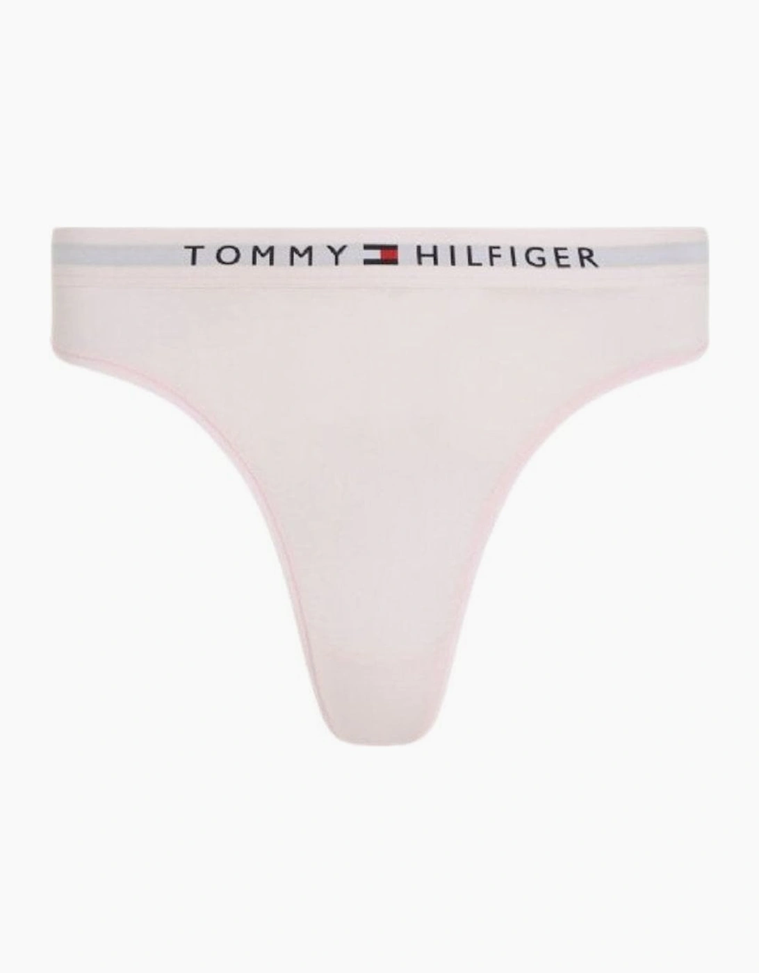 Tommy Hilfiger Women's Pink Th Original Thong, Light  14 L