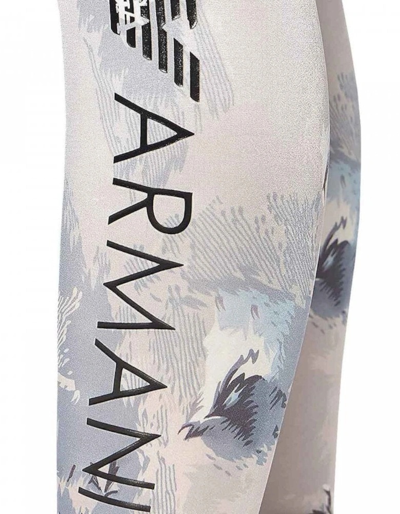 Bodywear Visibility Leggings, Birds / Powder Pink Print