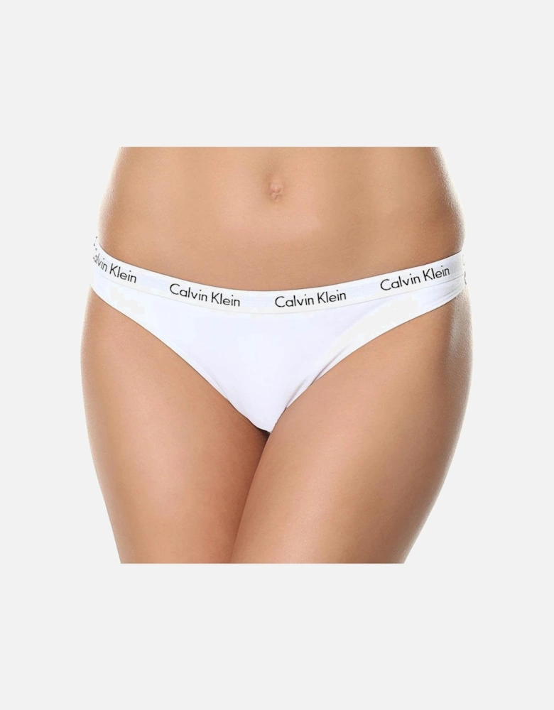 Carousel 3-Pack Thong, Black/White/Black