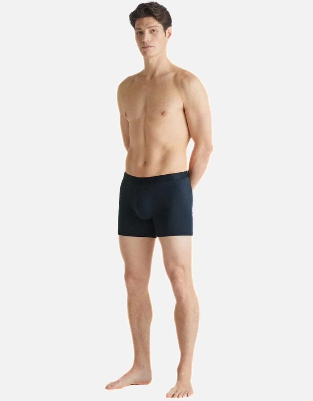 Jack Pima Cotton Boxer Brief, Navy