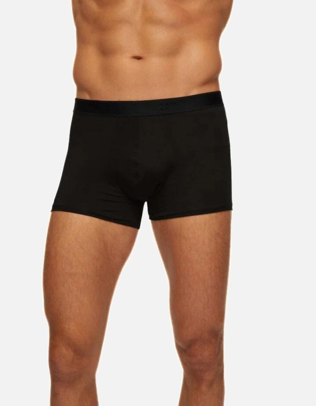 Jack Pima Cotton Boxer Trunk, Black