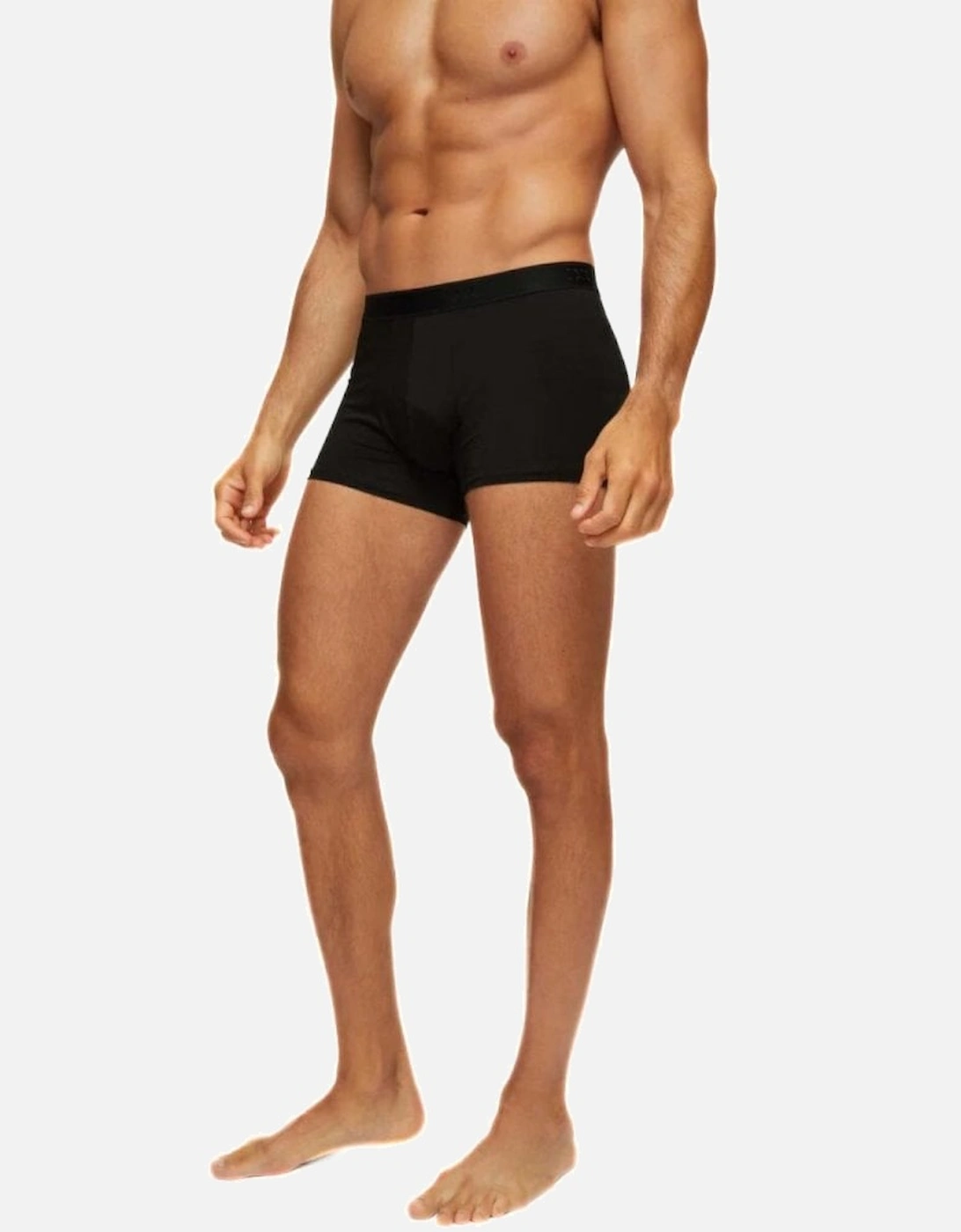 Jack Pima Cotton Boxer Trunk, Black