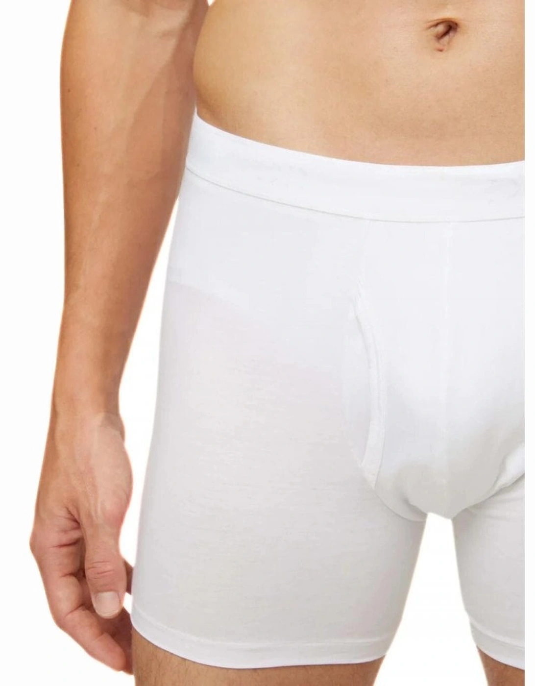 Jack Pima Cotton Boxer Brief, White