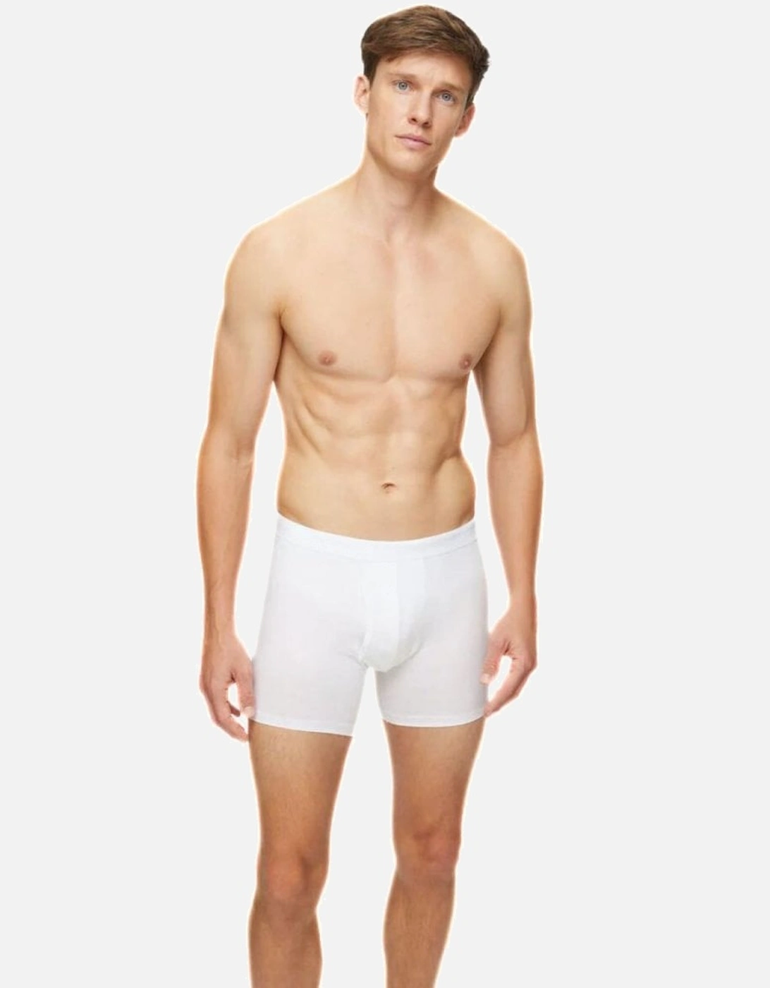 Jack Pima Cotton Boxer Brief, White