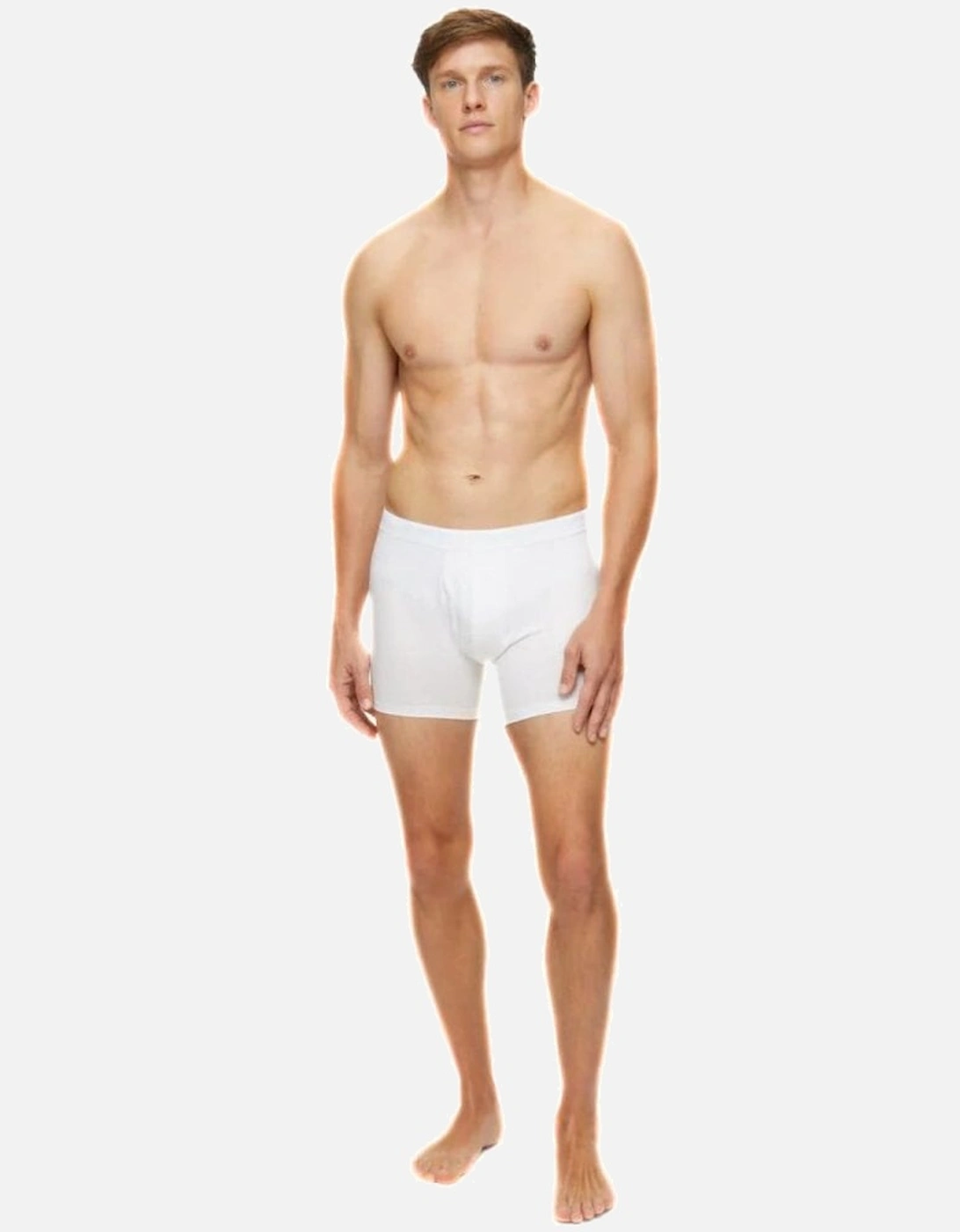 Jack Pima Cotton Boxer Brief, White