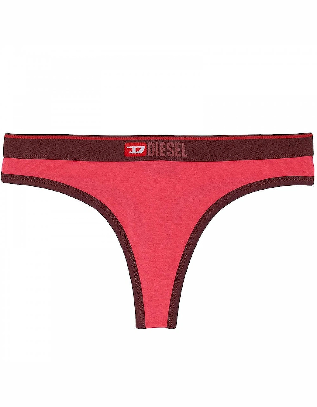 Diesel Women's Ufst Starsy Thong, Hot Pink - Red - Size: 8/6