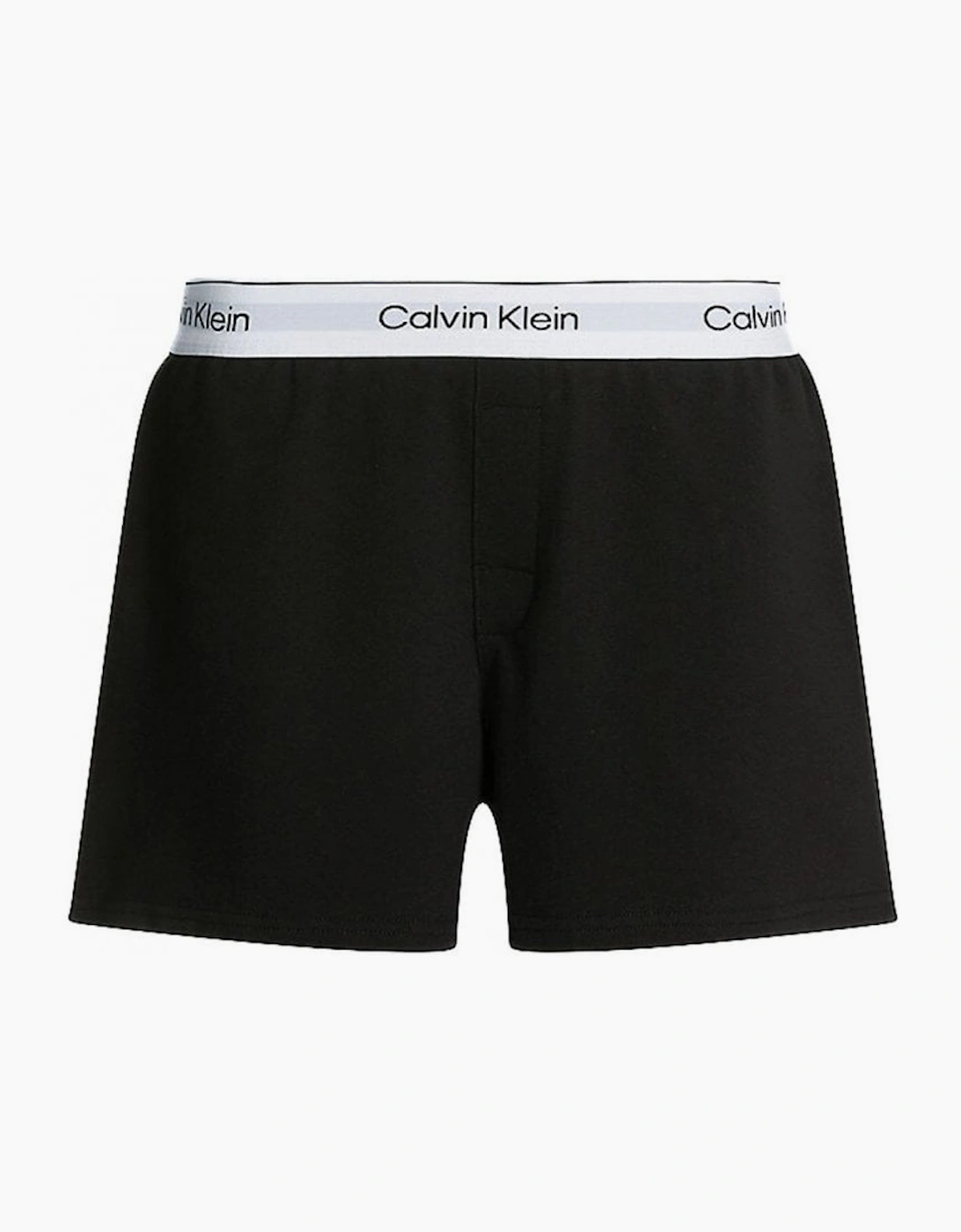 Calvin Klein Women's Black Modern Cotton Lounge Shorts,  14 L