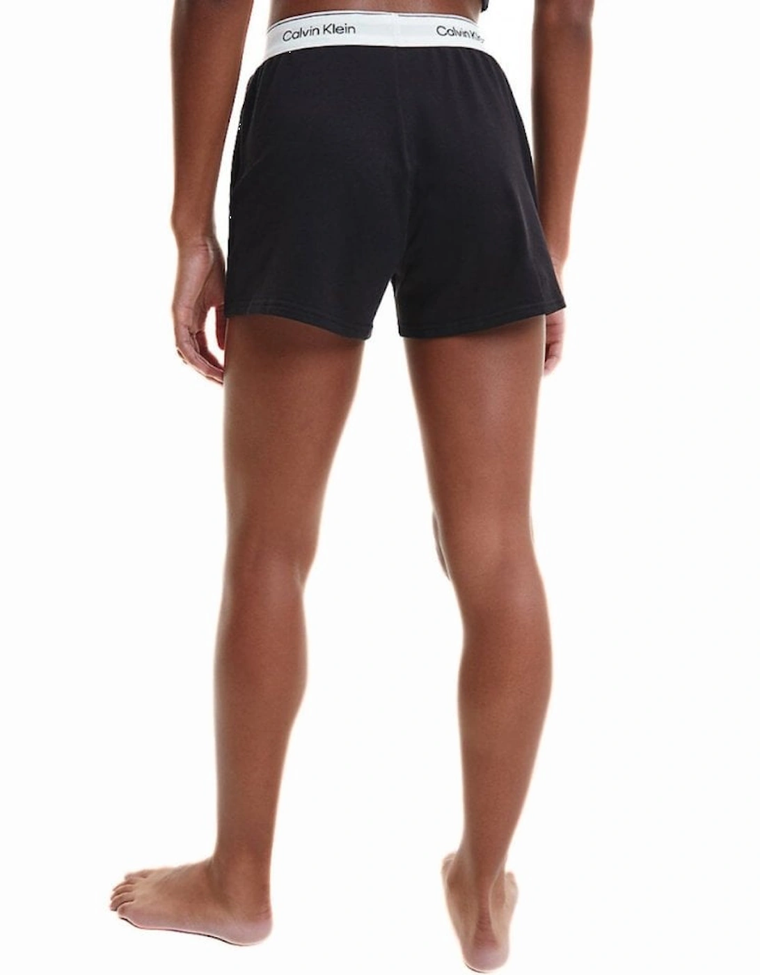 Modern Cotton Lounge Shorts, Black