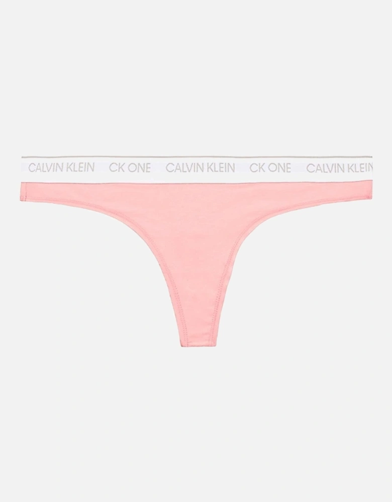 One Cotton Modal Blend Thong, Countryside Pink