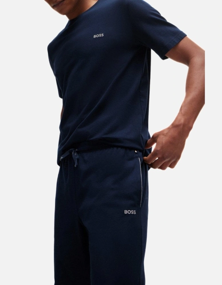 Mix & Match Loungewear Jogging Shorts, Navy/silver