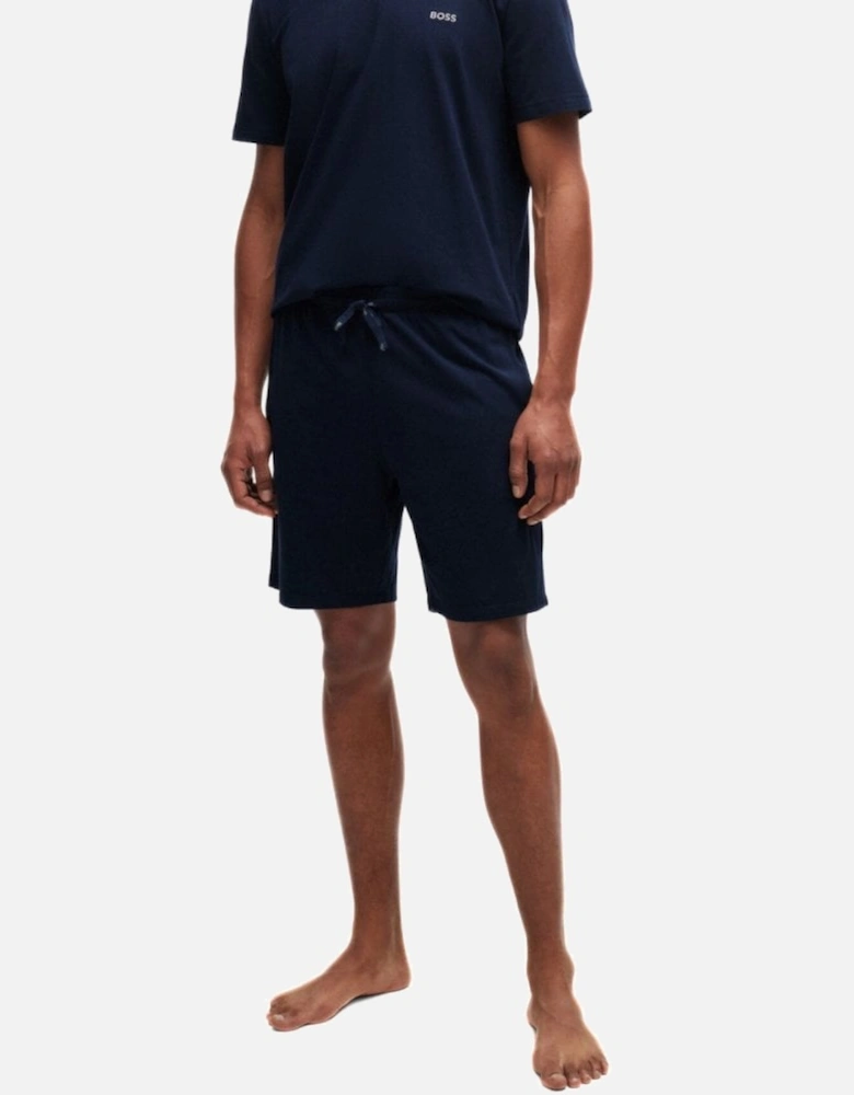 Mix & Match Loungewear Jogging Shorts, Navy/silver