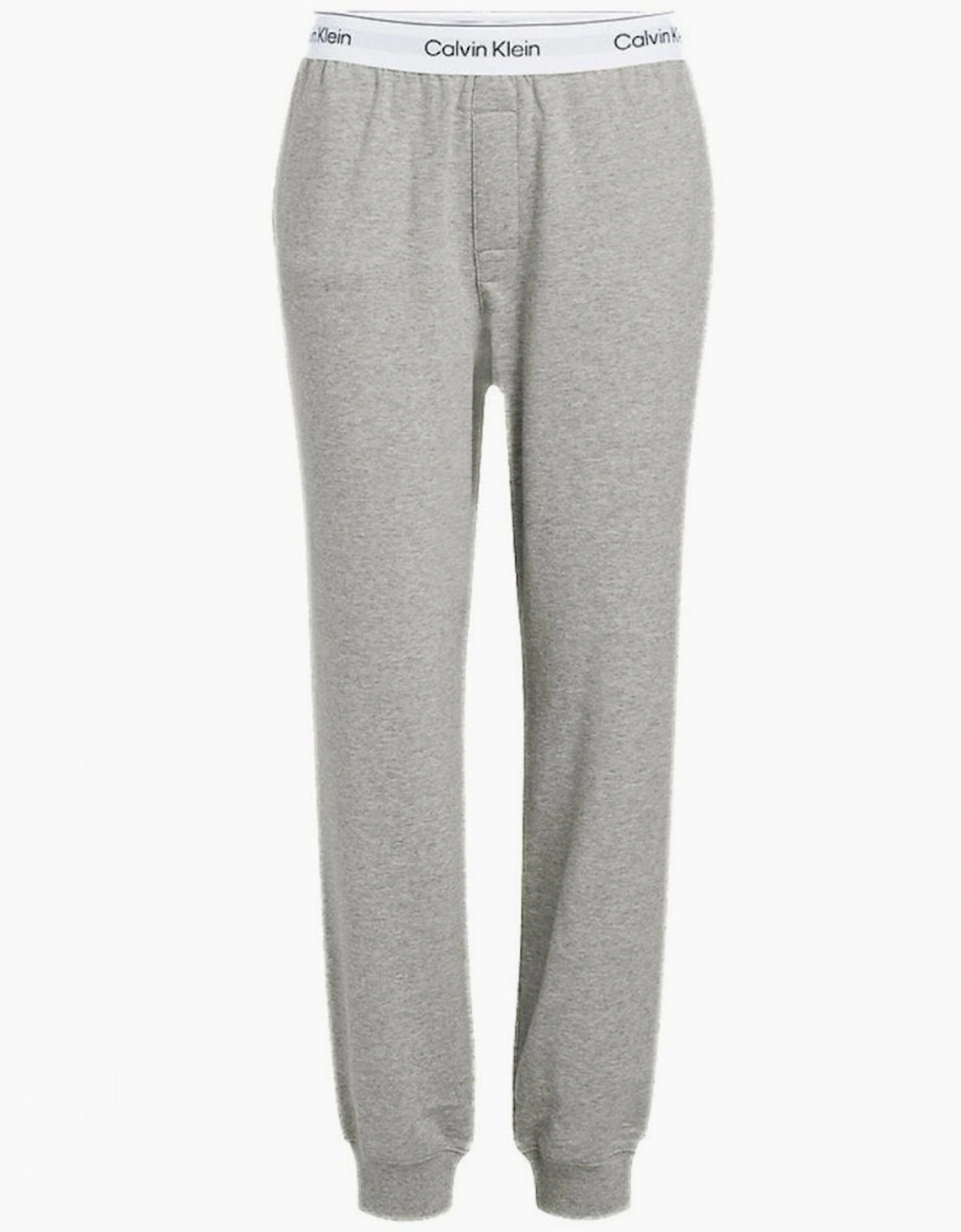 Calvin Klein Women's Modern Cotton Lounge Jogging Bottoms, Grey Heather - Size: 14