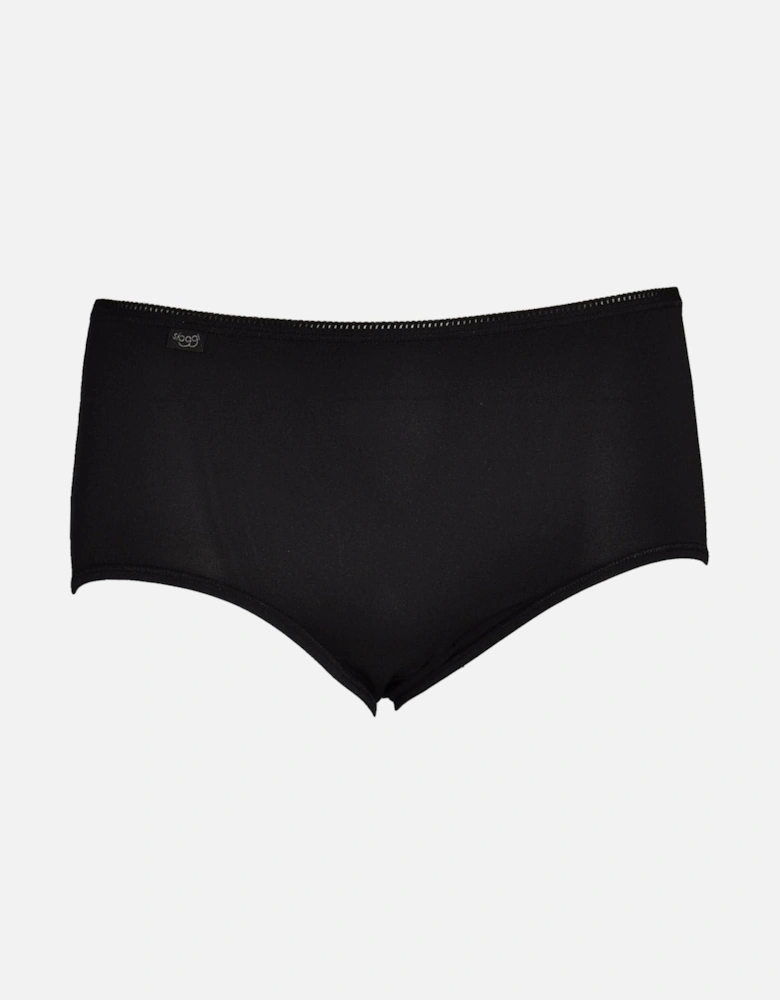 24/7 Microfiber Midi Brief 3-Pack, Black