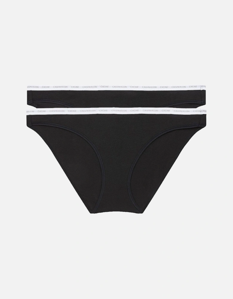 CK One 2-Pack Bikini Brief, Black