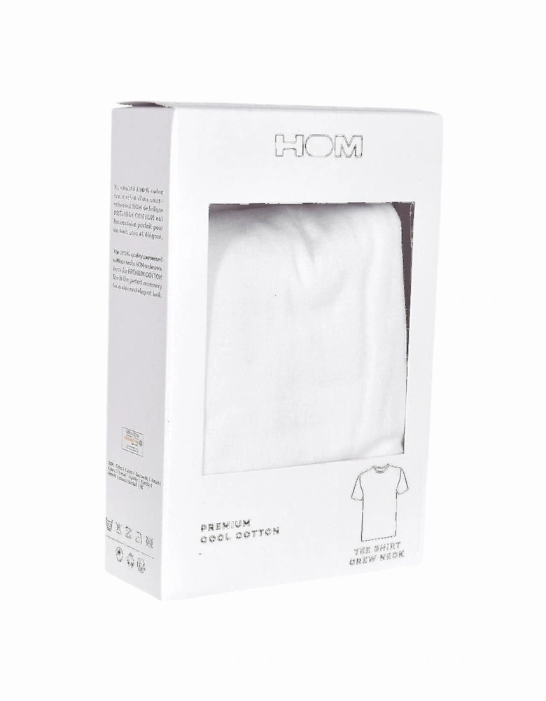 Harro Mercerised Cotton Crew-Neck T-Shirt, White