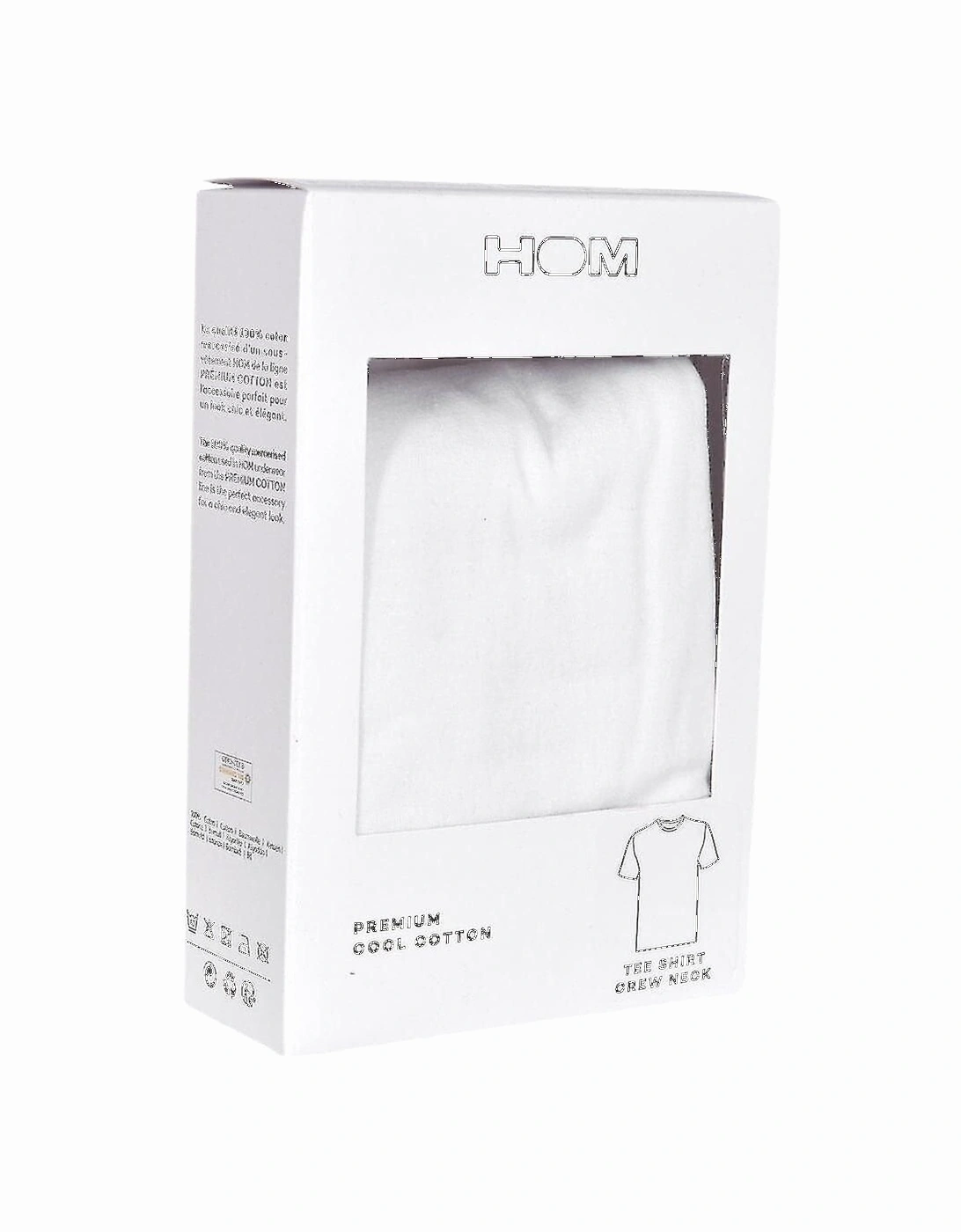 Harro Mercerised Cotton Crew-Neck T-Shirt, White