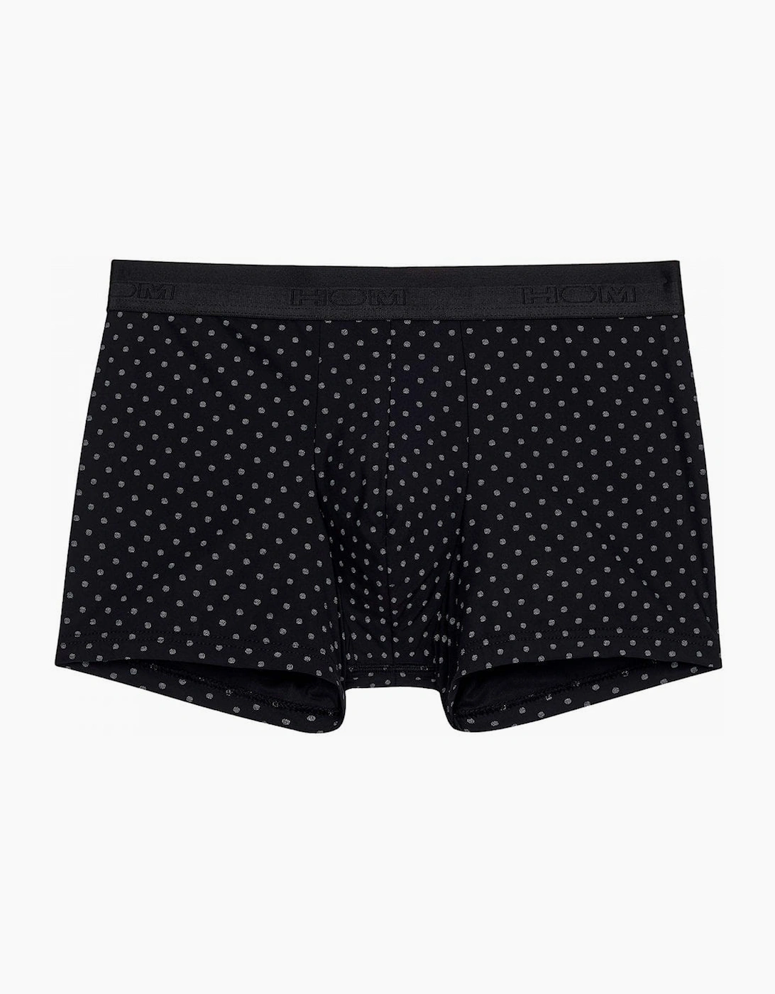 Hom Men's Max Microfiber Boxer Brief, Black Print - Size: 33/32/32