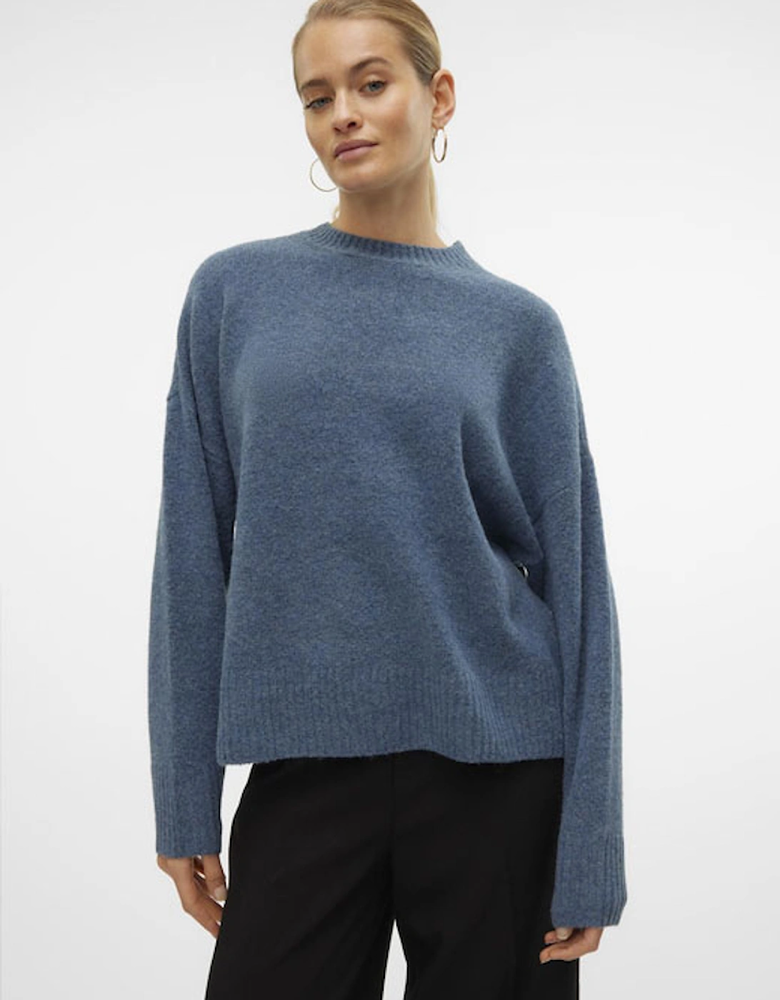 Women's Boom O-Neck Pullover China Blue, 5 of 4