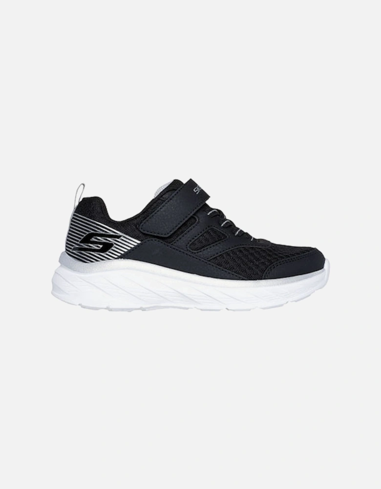 Boys' Boundless Lightweight Gore & Strap Sneaker Black/Silver