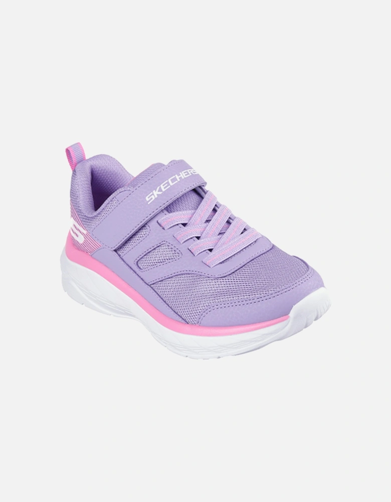 Girls' Boundless Gore & Strap Sneaker with Overlays Lavender/Pink