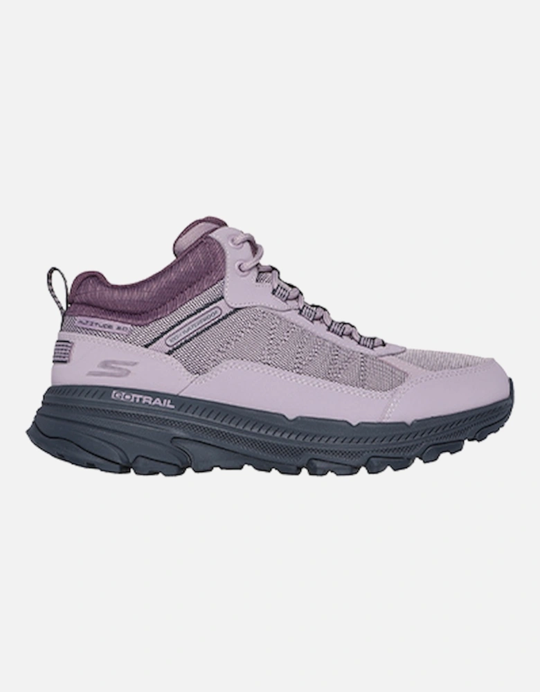 Women's Go Run Trail 2.0 Waterproof Athletic Mesh Lace Up Sneaker Mauve