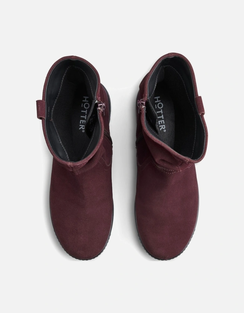 Sprite Womens Wide Fit Ankle Boots