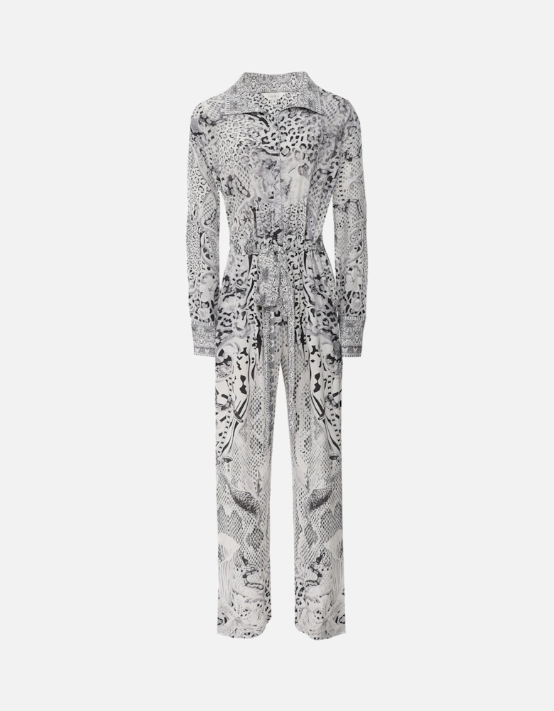 Silk Lotus Jumpsuit