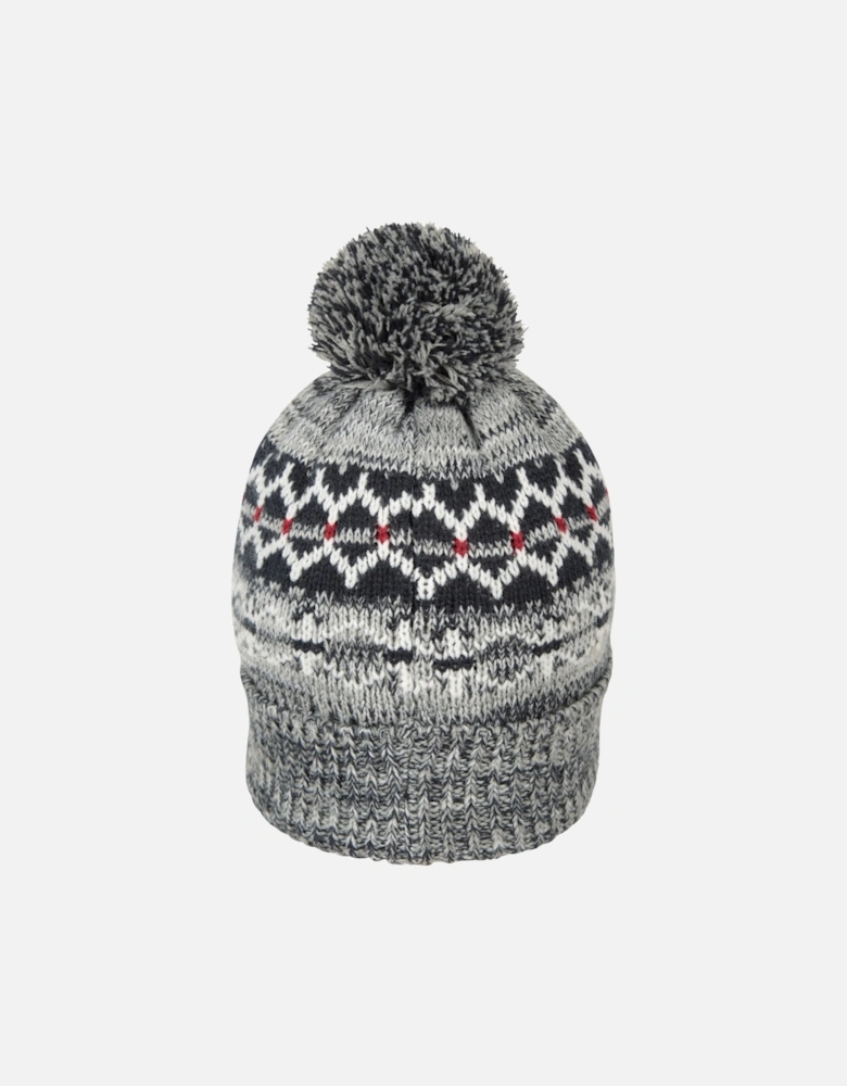 Mens Fair Isle Thinsulate Beanie