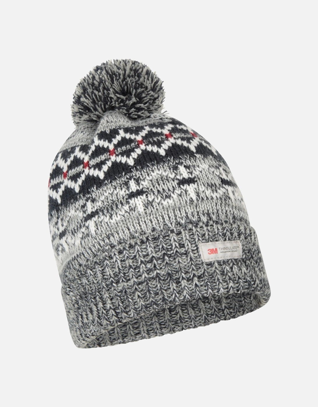 Mens Fair Isle Thinsulate Beanie