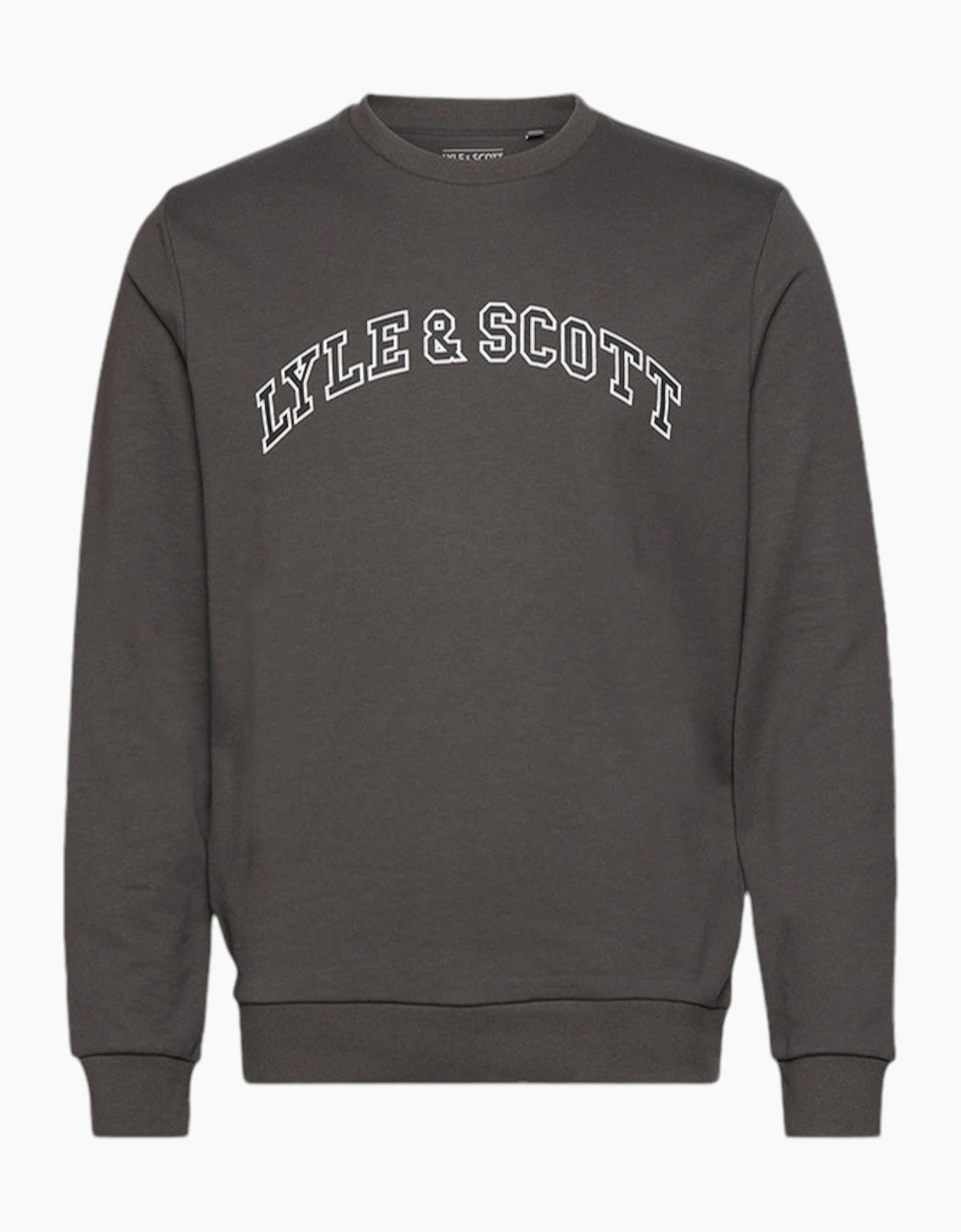 Lyle & Scott Lyle & Scott Mens Sweatshirts Crew Neck Knitted Winter Pullover Sweat Jumper NEW - Grey