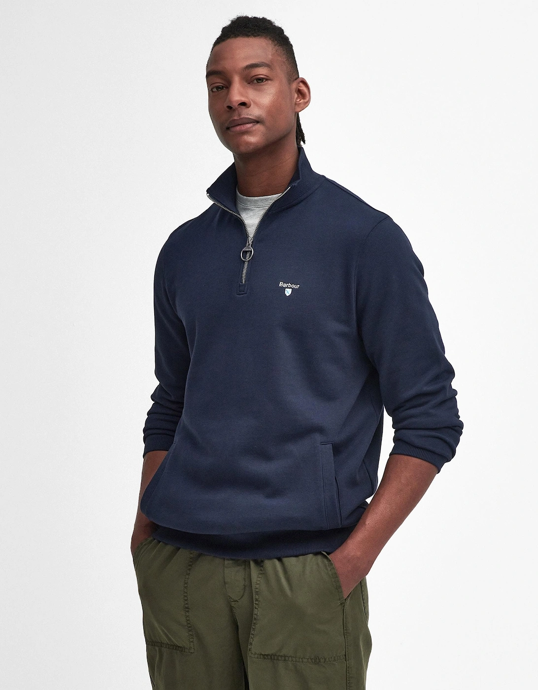 Beckhill Mens Half Zip Sweatshirt, 9 of 8