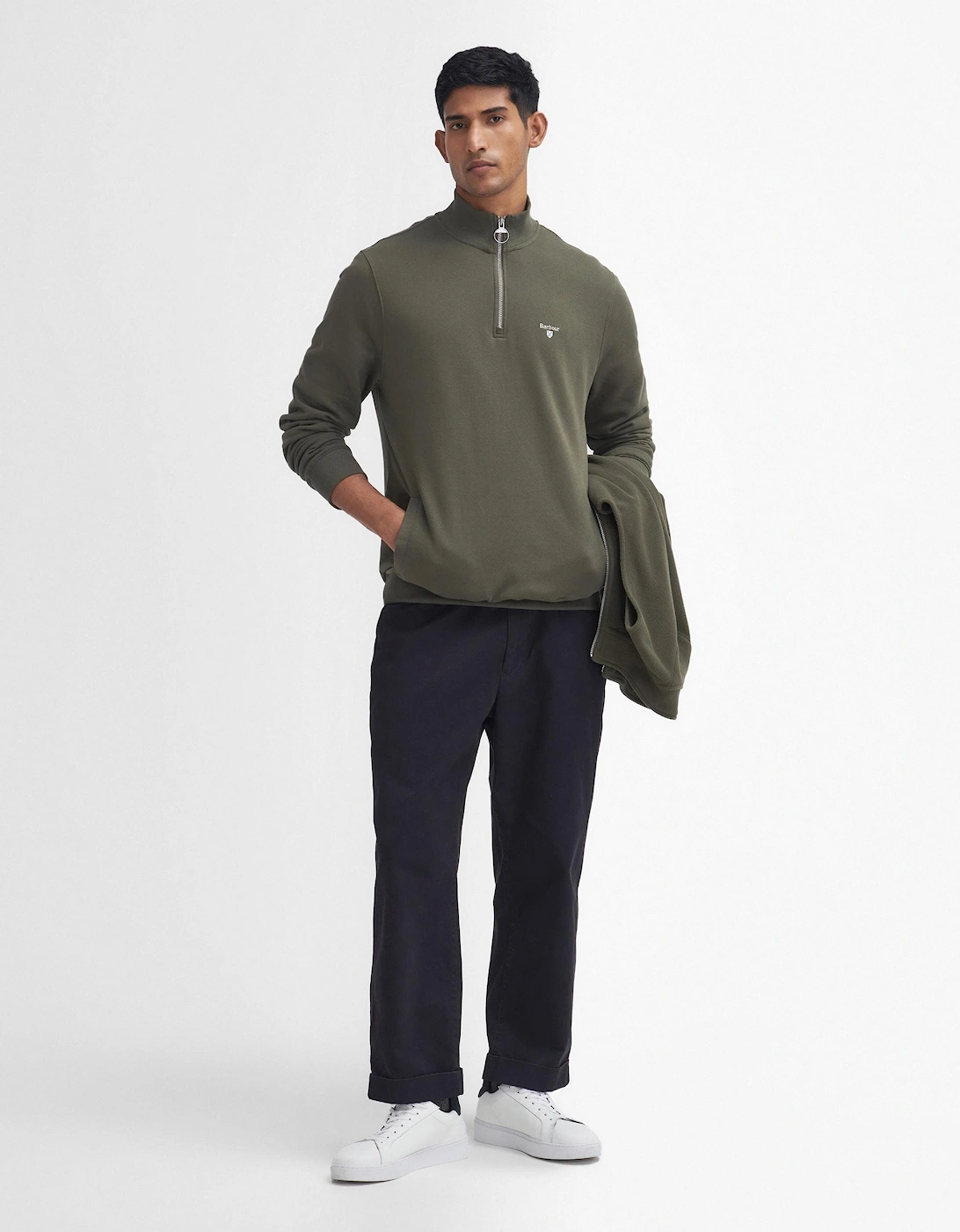 Beckhill Mens Half Zip Sweatshirt