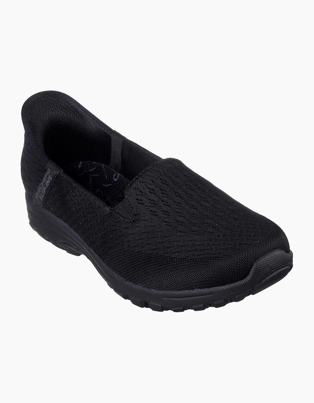 Skechers Women's Black Reggae Fest 2.0 Guiding Light Wide Trainers  Size 4