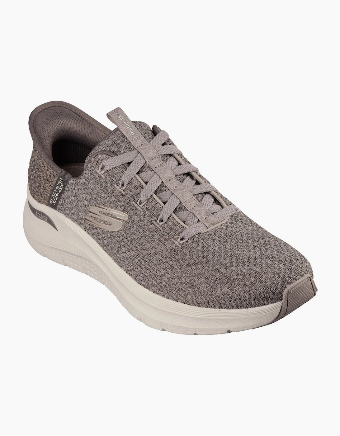 Skechers Men's Brown Arch Fit 2.0 Look Ahead Trainers - Size: 12