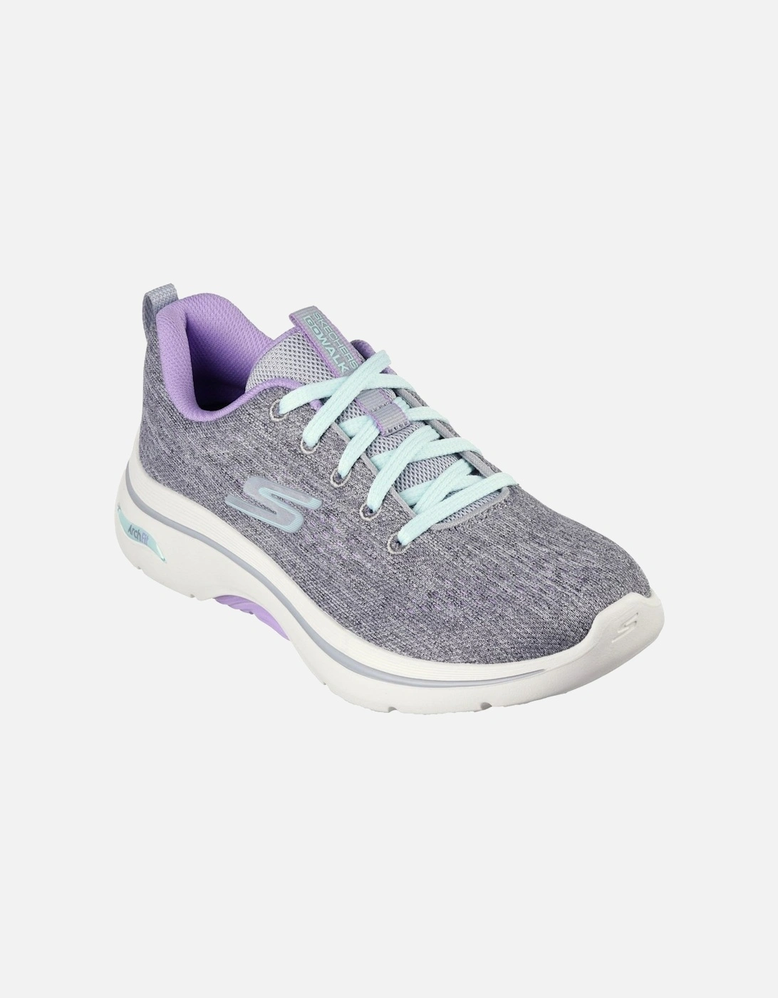 Go Walk Arch Fit 2.0 Vivid Sunset Womens Trainers, 6 of 5