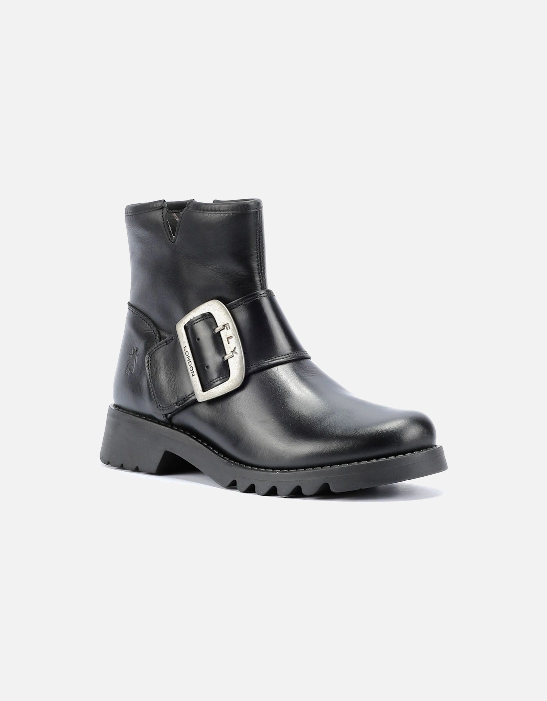 Rily Leather Women's Black Boots